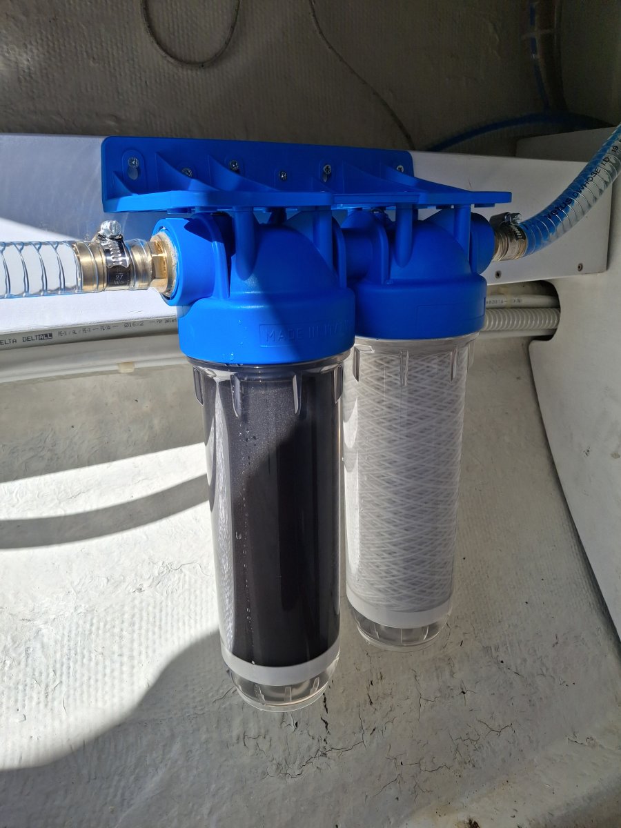Fertig eingebaute Wasserfilter - 5µ & 0.3µ